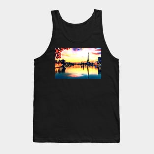 Paris In Autumn (Eiffel Tower) Tank Top